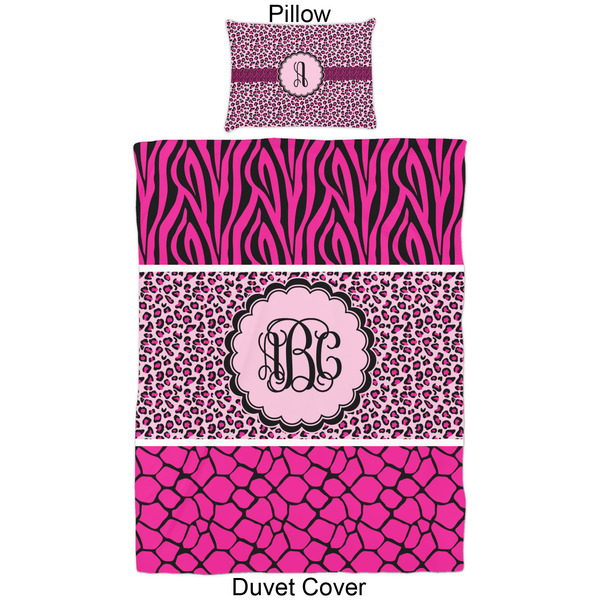 Triple Animal Print Duvet Cover Set - Twin - Approval