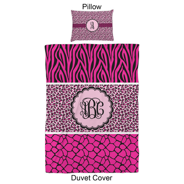 Triple Animal Print Duvet Cover Set - Twin XL - Approval