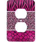 Triple Animal Print Electric Outlet Plate