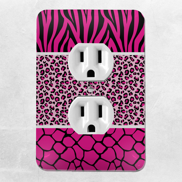 Triple Animal Print Electric Outlet Plate - LIFESTYLE