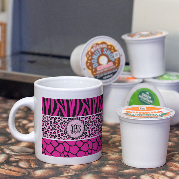 Triple Animal Print Espresso Cup - Single Lifestyle