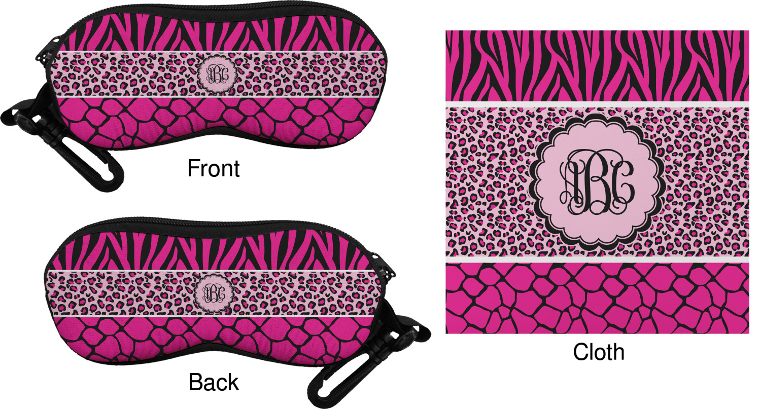 triple eyeglass case