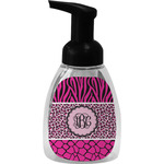 Triple Animal Print Foam Soap Bottle - Black (Personalized)