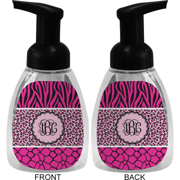 Triple Animal Print Foam Soap Bottle (Front & Back)