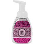 Triple Animal Print Foam Soap Bottle - White (Personalized)
