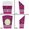 Triple Animal Print French Fry Favor Box - Front & Back View