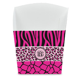 Triple Animal Print French Fry Favor Boxes (Personalized)