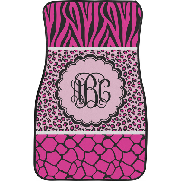 Triple Animal Print Front Seat Car Mat