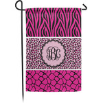 Triple Animal Print Garden Flag (Personalized)