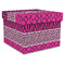 Triple Animal Print Gift Boxes with Lid - Canvas Wrapped - XX-Large - Front/Main