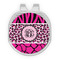 Triple Animal Print Golf Ball Marker - Hat Clip - Silver