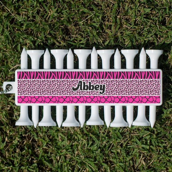 Custom Triple Animal Print Golf Tees & Ball Markers Set (Personalized)