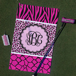 Triple Animal Print Golf Towel Gift Set (Personalized)
