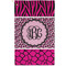 Triple Animal Print Golf Towel - Poly-Cotton Blend - Small w/ Monograms