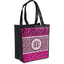 Triple Animal Print Grocery Bag (Personalized)