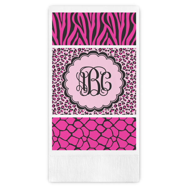 Custom Triple Animal Print Guest Towels - Full Color (Personalized)