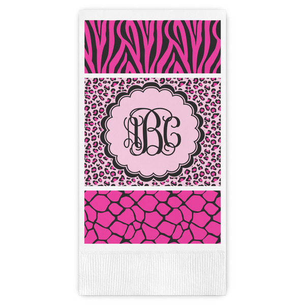 Custom Triple Animal Print Guest Paper Towels - Full Color (Personalized)