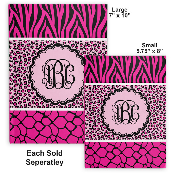 Triple Animal Print Hard Cover Journal - Compare