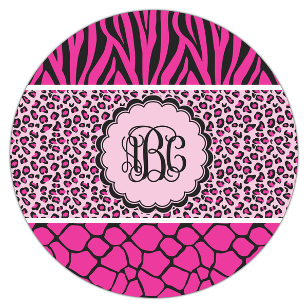 Triple Animal Print Icing Circle - Large - Single