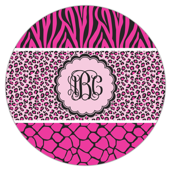 Triple Animal Print Icing Circle - Medium - Single