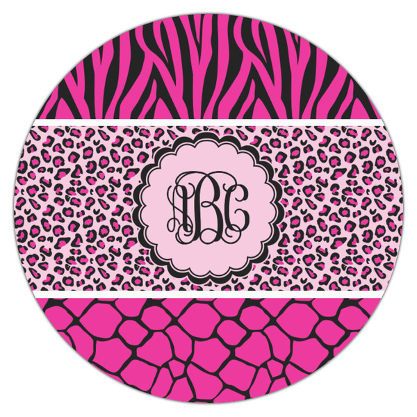 Triple Animal Print Icing Circle - Small - Single