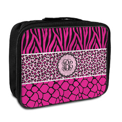 Triple Animal Print Insulated Lunch Bag (Personalized)