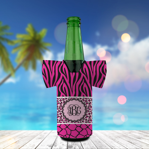 Triple Animal Print Jersey Bottle Cooler - LIFESTYLE