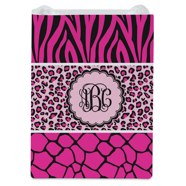 Triple Animal Print Jewelry Gift Bag - Matte - Front