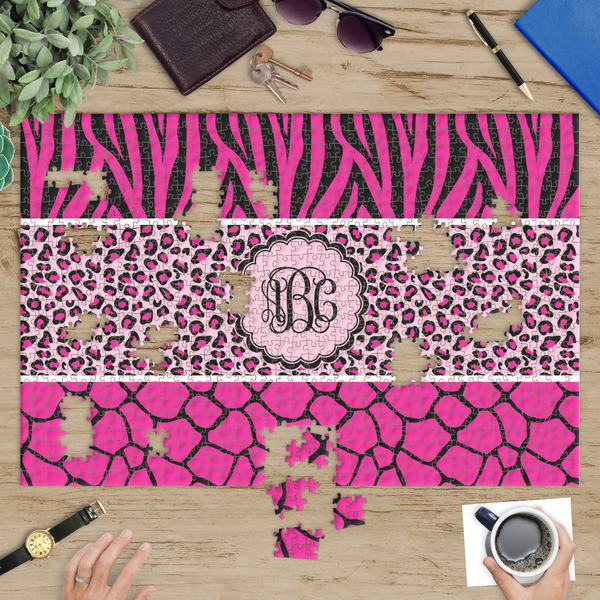 Triple Animal Print Jigsaw Puzzle 1014 Piece - In Context