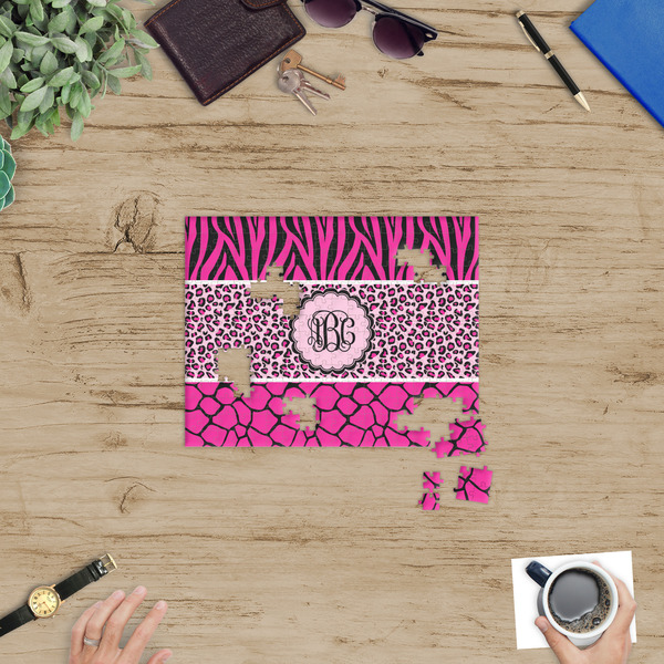 Triple Animal Print Jigsaw Puzzle 252 Piece - In Context