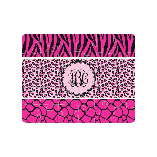 Custom Triple Animal Print Jigsaw Puzzles (Personalized)