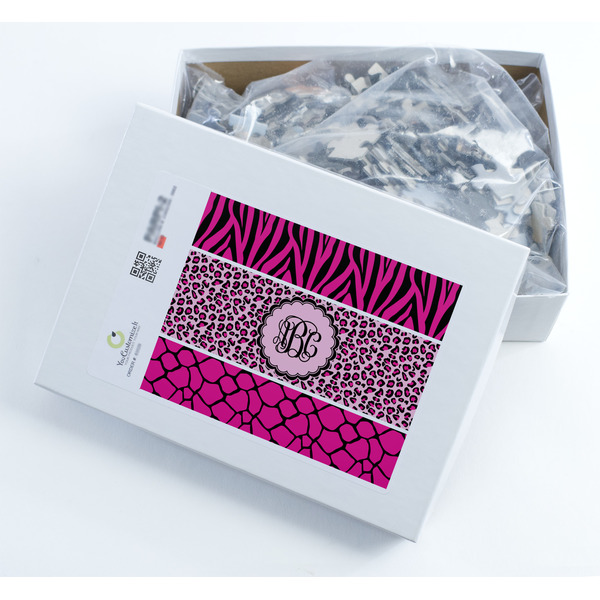 Triple Animal Print Jigsaw Puzzle 500 Piece - Box