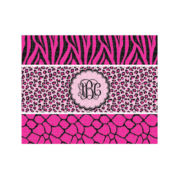 Custom Triple Animal Print 500 pc Jigsaw Puzzle (Personalized)