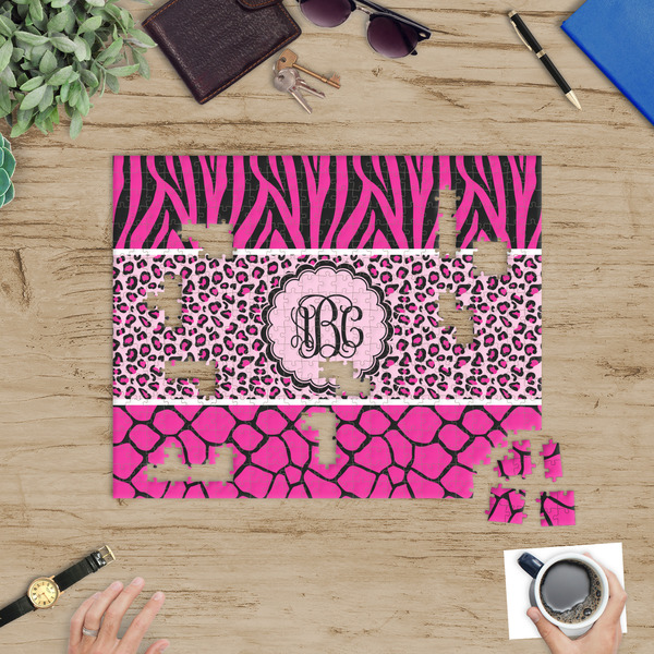 Triple Animal Print Jigsaw Puzzle 500 Piece - In Context