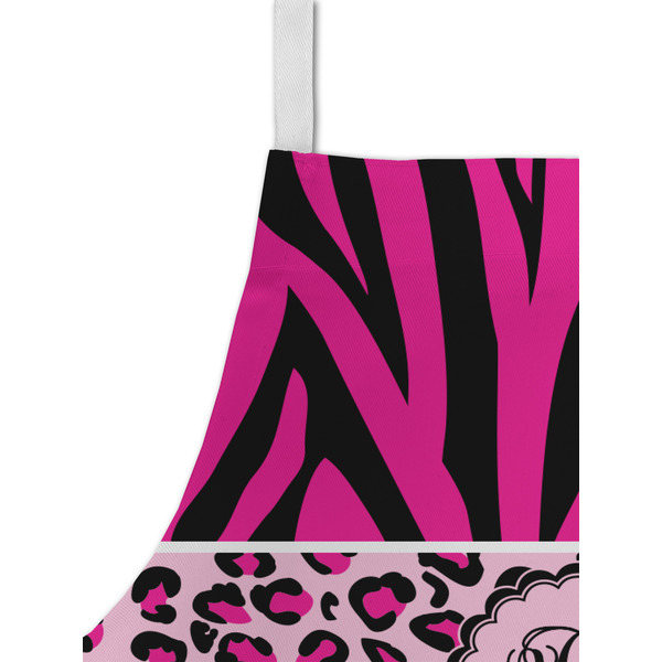 Triple Animal Print Kid's Aprons - Detail