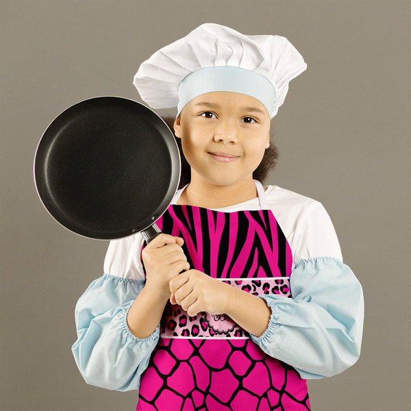 Triple Animal Print Kid's Aprons - Medium - Lifestyle