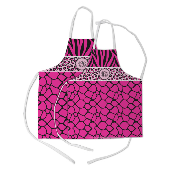 Triple Animal Print Kid's Aprons - Parent - Main