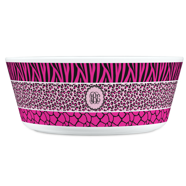 Triple Animal Print Kids Bowls - FRONT