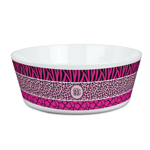 Custom Triple Animal Print Kid's Bowl (Personalized)