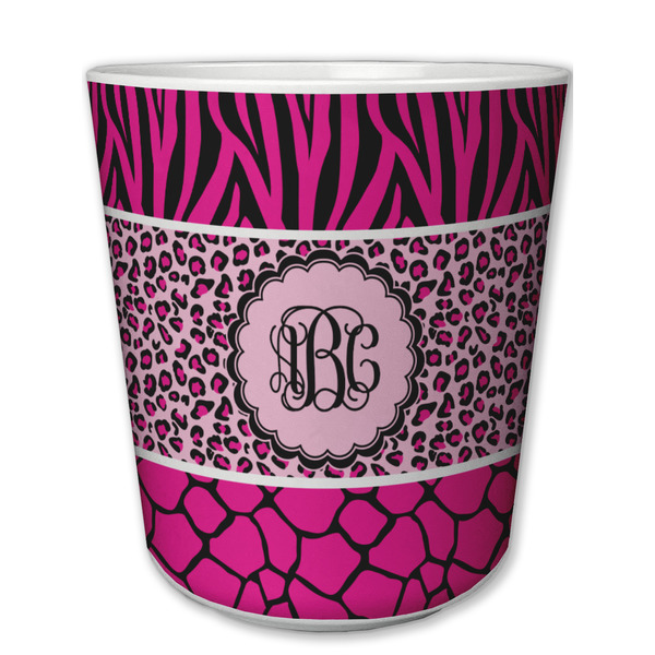 Custom Triple Animal Print Plastic Tumbler 6oz (Personalized)