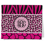 Triple Animal Print Kitchen Towel - Poly Cotton w/ Monograms