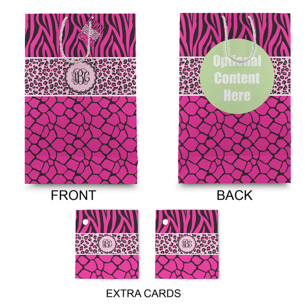 Triple Animal Print Large Gift Bag - Approval