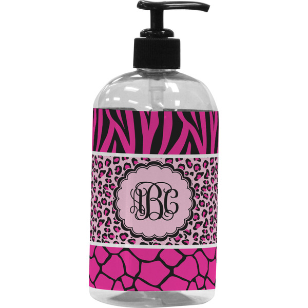 Custom Triple Animal Print Plastic Soap / Lotion Dispenser (Personalized)