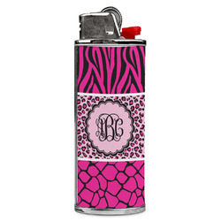 Triple Animal Print Case for BIC Lighters (Personalized)