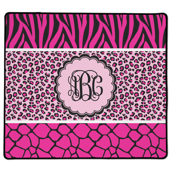 Custom Triple Animal Print XL Gaming Mouse Pad - 18" x 16" (Personalized)