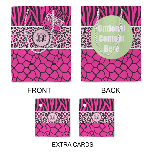 Triple Animal Print Medium Gift Bag - Approval