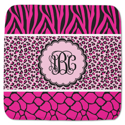 Triple Animal Print Memory Foam Bath Mat - 48"x48" (Personalized)
