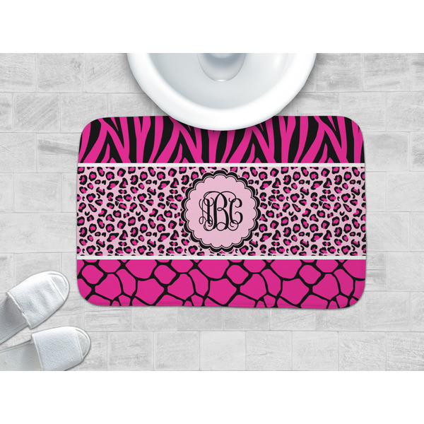 Triple Animal Print Memory Foam Bath Mat - LIFESTYLE 34x21