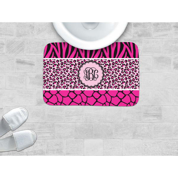 Triple Animal Print Memory Foam Bath Mat - LIFESTYLE