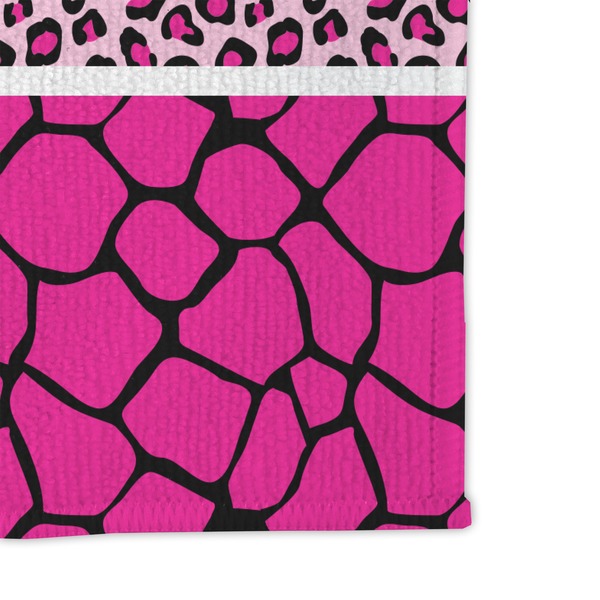 Triple Animal Print Microfiber Dish Rag - DETAIL